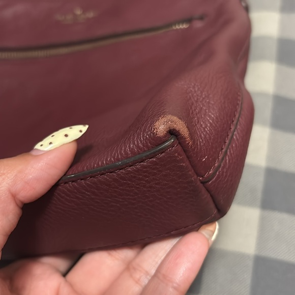 Kate Spade Jackson Crossbody Burgundy Bag - Picture 3 of 10